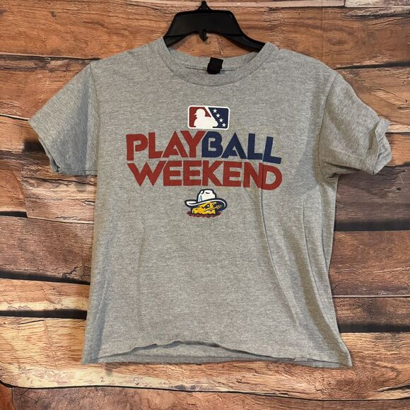 Amarillo Sod Poodles T-shirt Boy S Play Ball Weekend Minor League MiLB Baseball - Picture 1 of 7